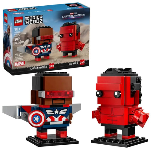 LEGO BRICKHEADZ 40668 Фигурки на Капитан Америка и Червения