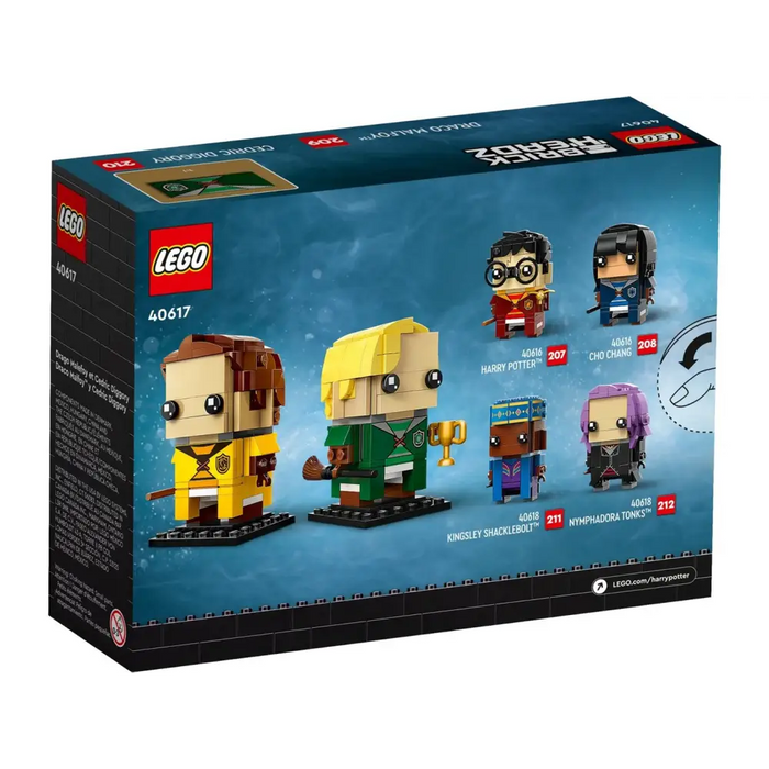 LEGO BRICKHEADZ ХАРИ ПОТЪР 40617 ДРАКО МАЛФОЙ И СЕДРИК