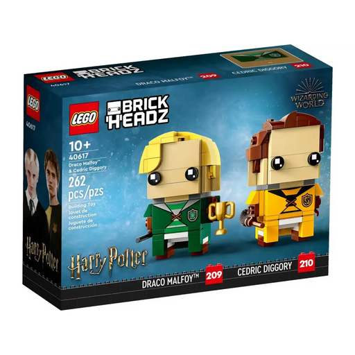 LEGO BRICKHEADZ ХАРИ ПОТЪР 40617 ДРАКО МАЛФОЙ И СЕДРИК