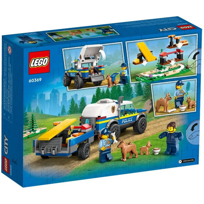LEGO CITY 60369 МОБИЛНО ОБУЧЕНИЕ НА ПОЛИЦЕЙСКИ КУЧЕТА