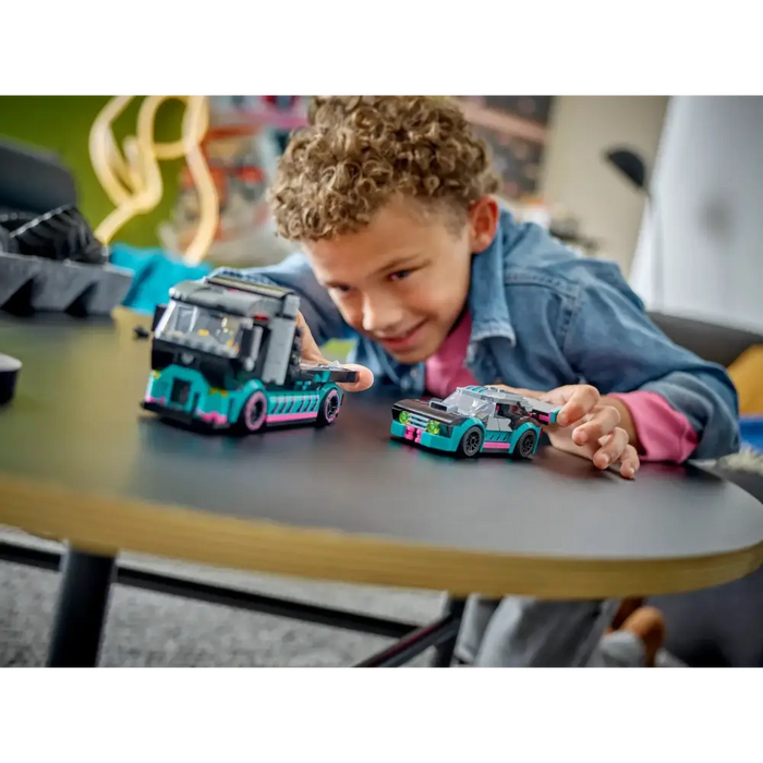 LEGO CITY 60406 СЪСТЕЗАТЕЛНА КОЛА И КАМИОН ЗА АВТОМОБИЛИ