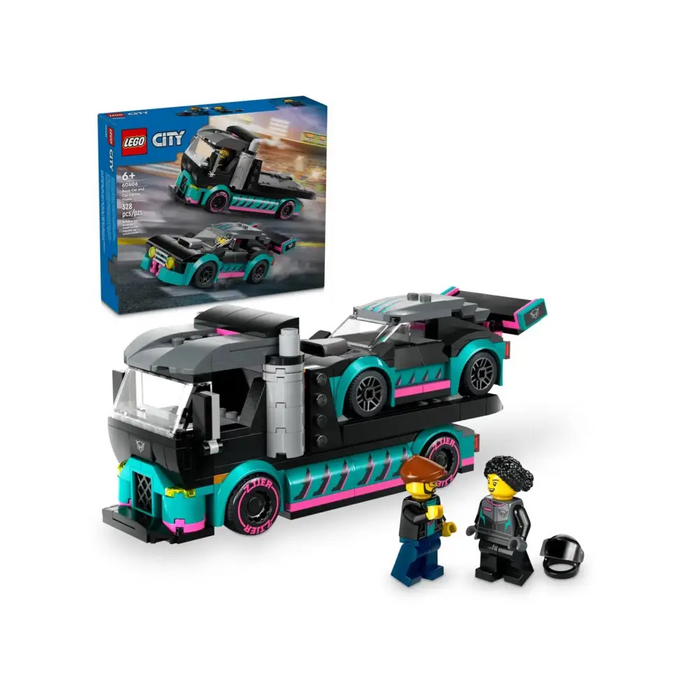 LEGO CITY 60406 СЪСТЕЗАТЕЛНА КОЛА И КАМИОН ЗА АВТОМОБИЛИ
