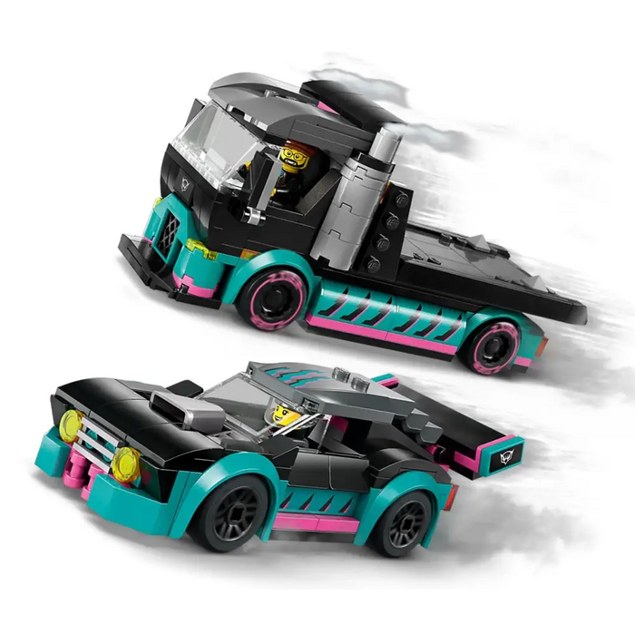 LEGO CITY 60406 СЪСТЕЗАТЕЛНА КОЛА И КАМИОН ЗА АВТОМОБИЛИ