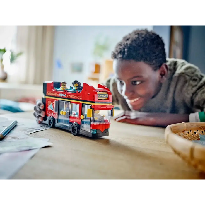 LEGO CITY 60407 Червен двуетажен автобус за разглеждане
