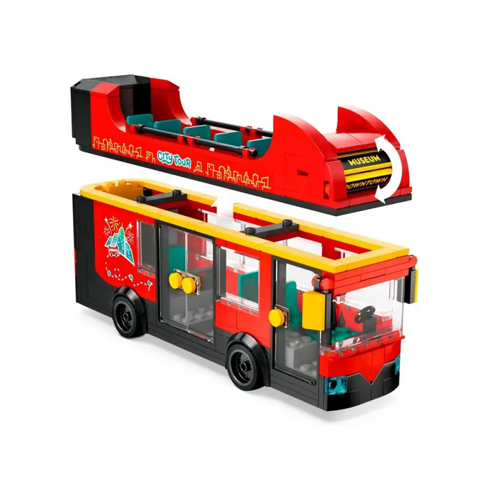 LEGO CITY 60407 Червен двуетажен автобус за разглеждане