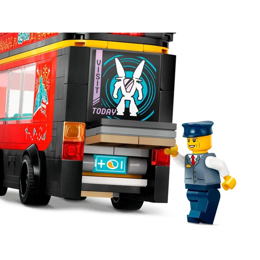 LEGO CITY 60407 Червен двуетажен автобус за разглеждане