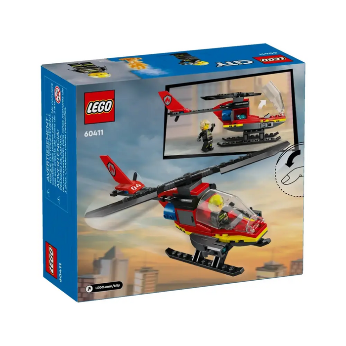 LEGO CITY 60411 ПОЖАРНИ СПАСИТЕЛЕН ХЕЛИКОПТЕР