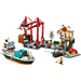 LEGO CITY 60422 Морско пристанище с товарен кораб
