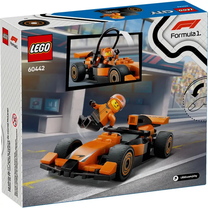 LEGO CITY 60442 Шофьор на F1 със състезателна кола McLaren