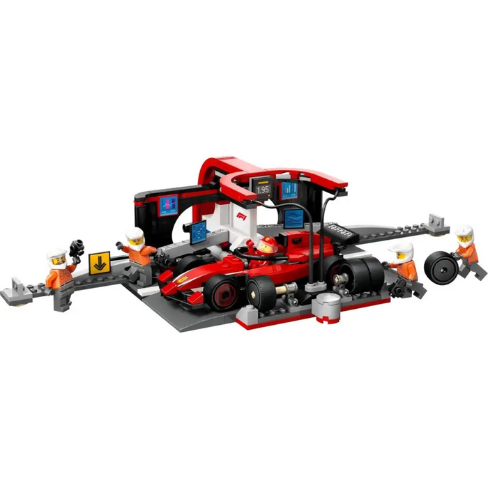 LEGO CITY 60443 F1 - Pit Stop & Pit Crew with Ferrari Car