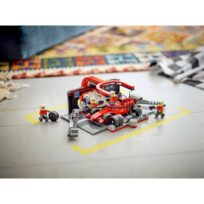 LEGO CITY 60443 F1 - Pit Stop & Pit Crew with Ferrari Car