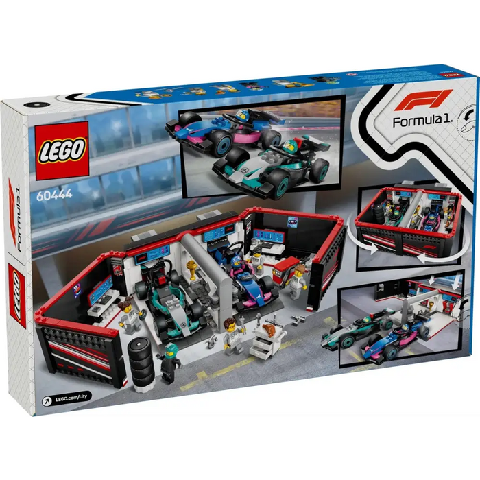 LEGO CITY 60444 F1 Garage & Mercedes-AMG & Alpine Cars