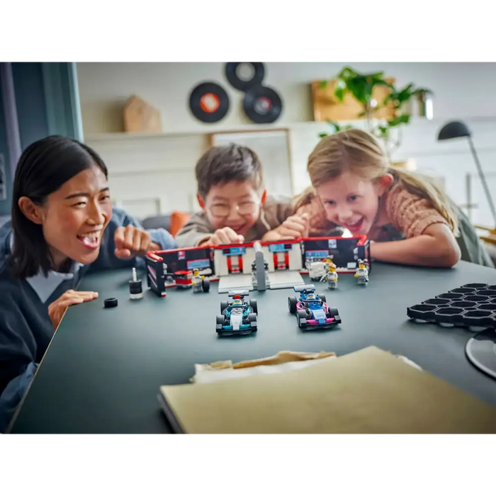 LEGO CITY 60444 F1 Garage & Mercedes-AMG & Alpine Cars