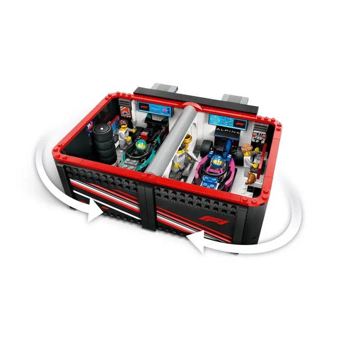 LEGO CITY 60444 F1 Garage & Mercedes-AMG & Alpine Cars