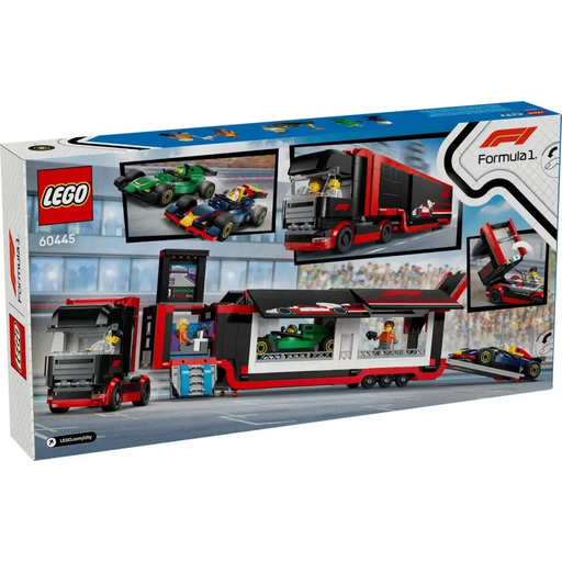 LEGO CITY 60445 F1 - Камион с автомобили RB20 и AMR24 F1