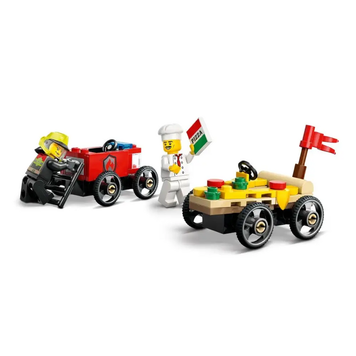 LEGO CITY 60458 Pizza vs. Fire Truck