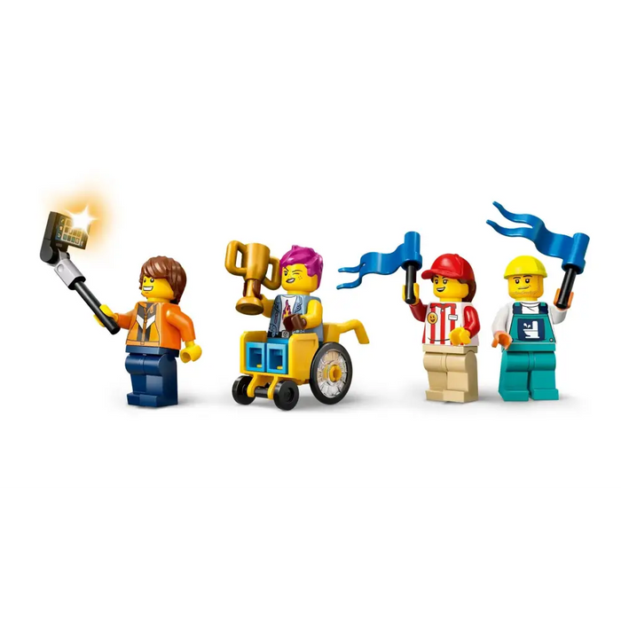 LEGO CITY 60460 No Limits: Камион с рампа със състезателна