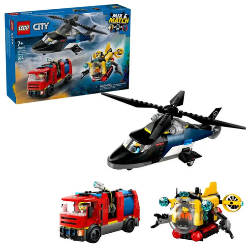 LEGO CITY 60462 Ремикс на хеликоптер пожарна кола