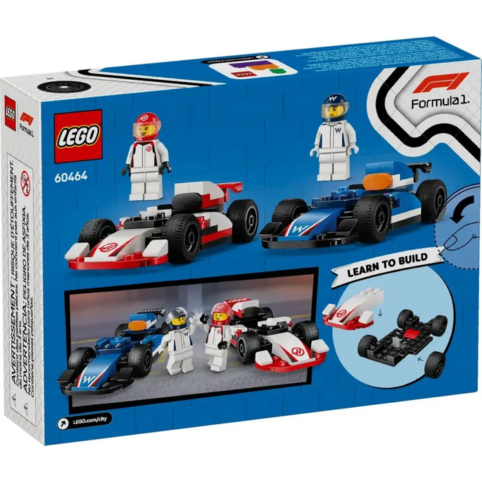 LEGO CITY 60464 F1 - Williams Racing & Haas F1 Race Cars