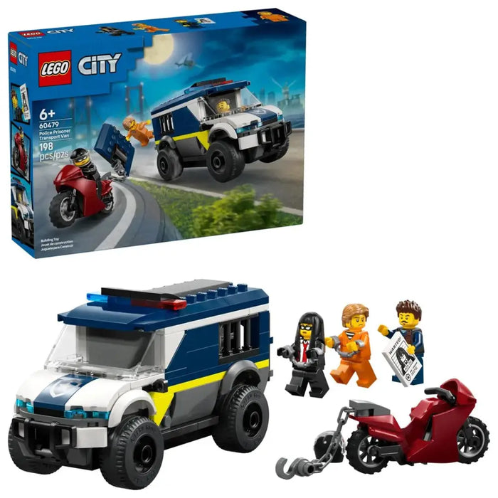 LEGO CITY 60479 Ван за транспорт на полицейски затворници