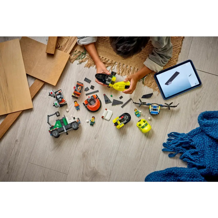 LEGO CITY 60505 Самолет сервизен камион и ховъркрафт Rem
