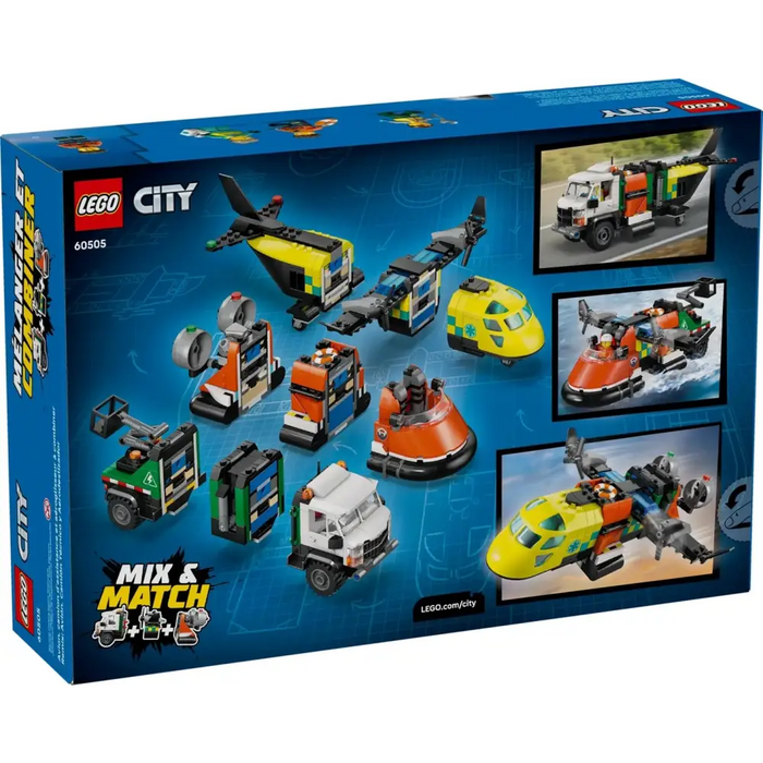 LEGO CITY 60505 Самолет сервизен камион и ховъркрафт Rem