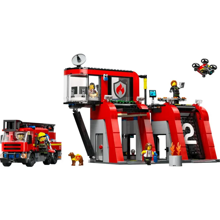 LEGO City - Fire Station with Fire Truck - 60414