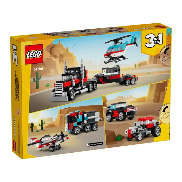LEGO CREATOR 3 В 1 31146 КАМИОН С ПЛОСКА С ХЕЛИКОПТЕР