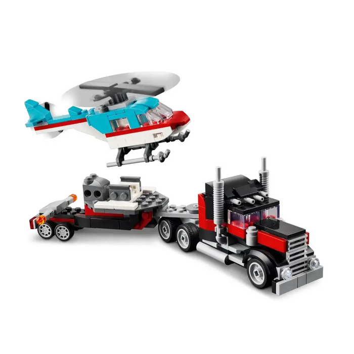LEGO CREATOR 3 В 1 31146 КАМИОН С ПЛОСКА С ХЕЛИКОПТЕР