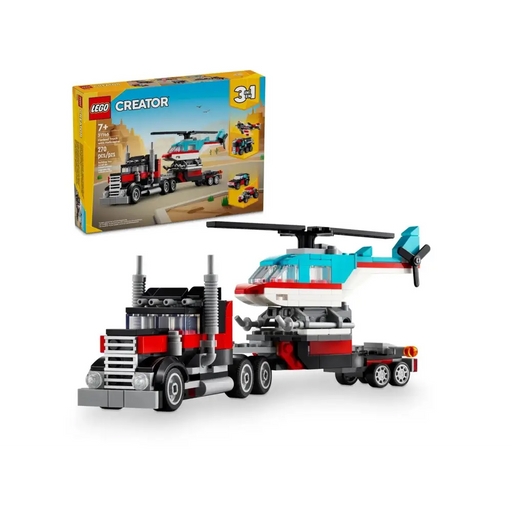 LEGO CREATOR 3 В 1 31146 КАМИОН С ПЛОСКА С ХЕЛИКОПТЕР