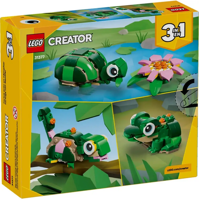 LEGO CREATOR 3 в 1 31377 Костенурка с цвете от водна лилия