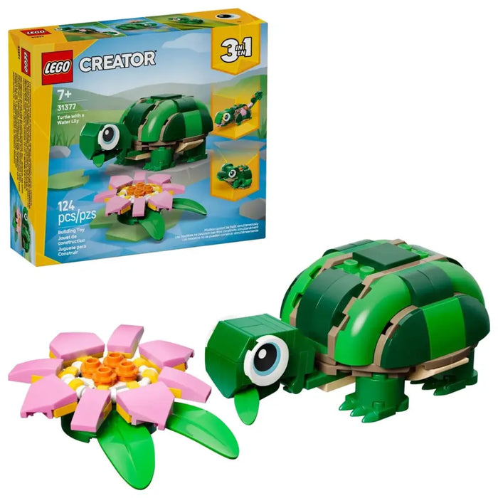 LEGO CREATOR 3 в 1 31377 Костенурка с цвете от водна лилия