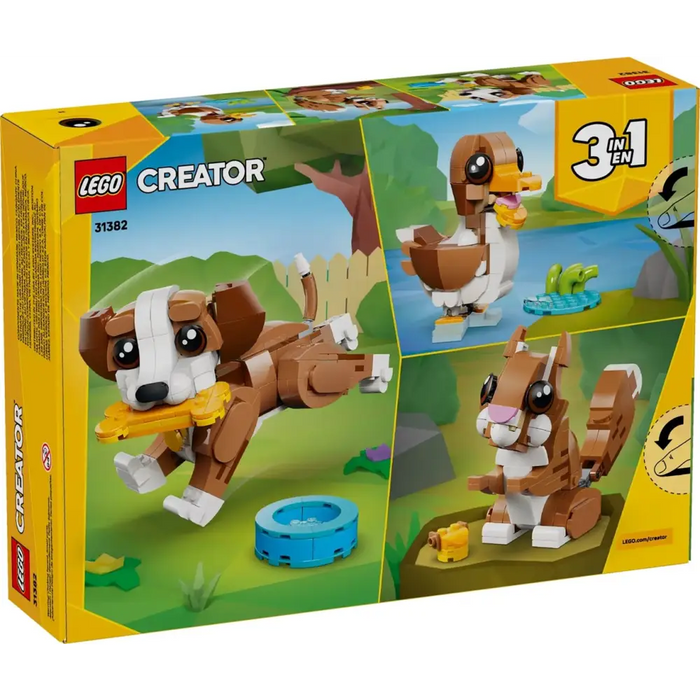 LEGO CREATOR 3 в 1 31382 Сладки животни: Игриво кученце