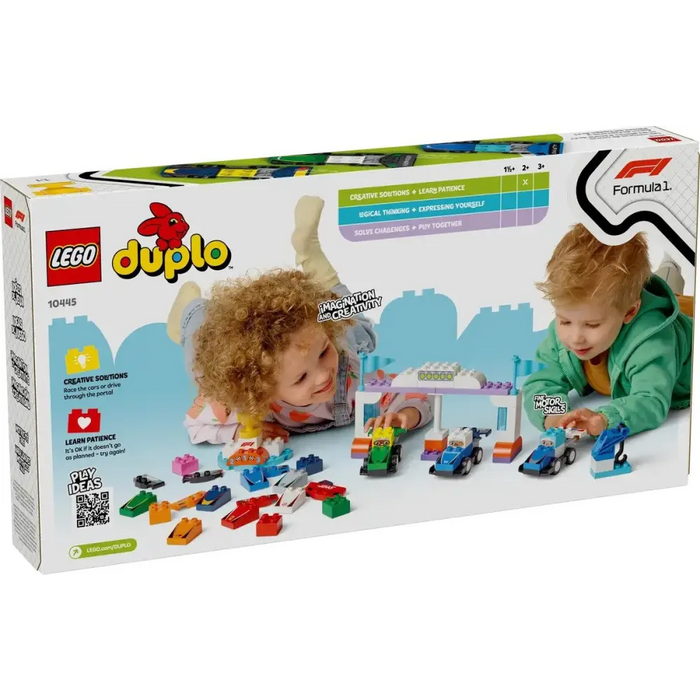 LEGO DUPLO 10445 F1 Отборни състезателни коли и шофьори