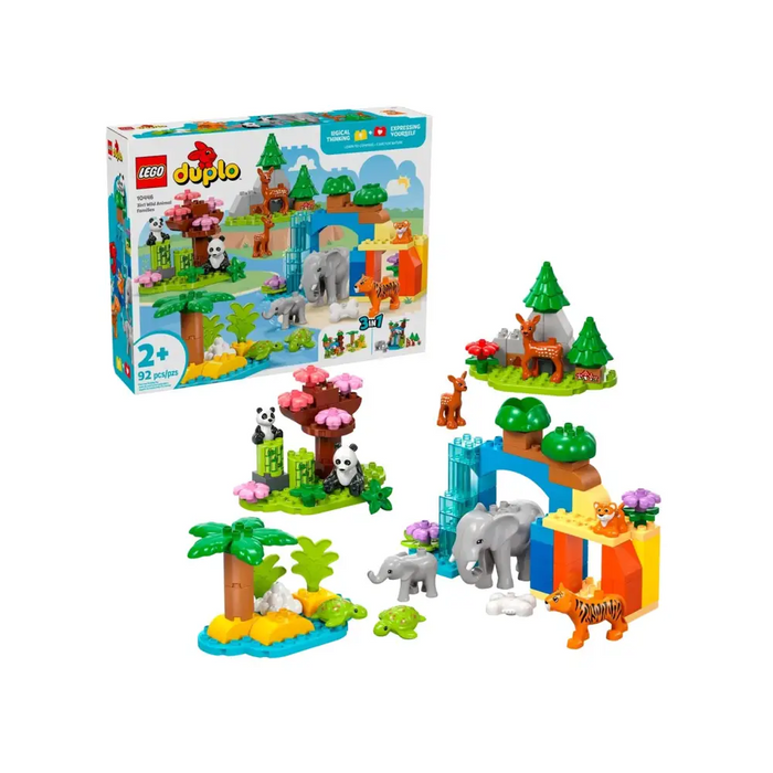 LEGO DUPLO 10446 3в1 Семейства диви животни