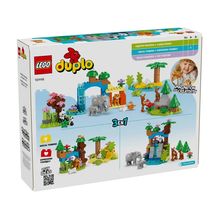 LEGO DUPLO 10446 3в1 Семейства диви животни
