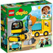LEGO DUPLO 10931 Камион и верижен багер