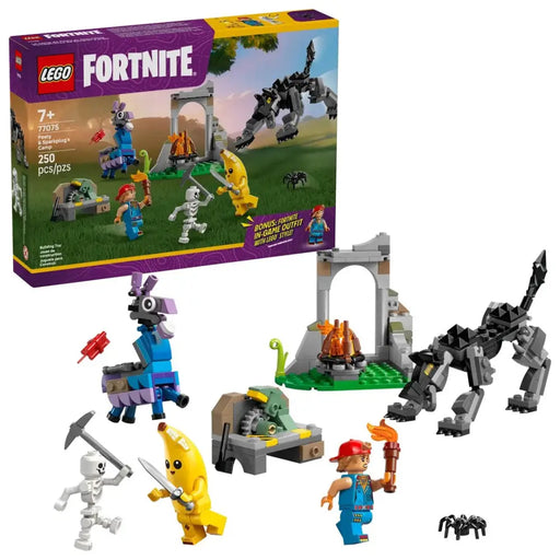 LEGO FORTNITE 77075 Лагерът на Peely & Sparkplug