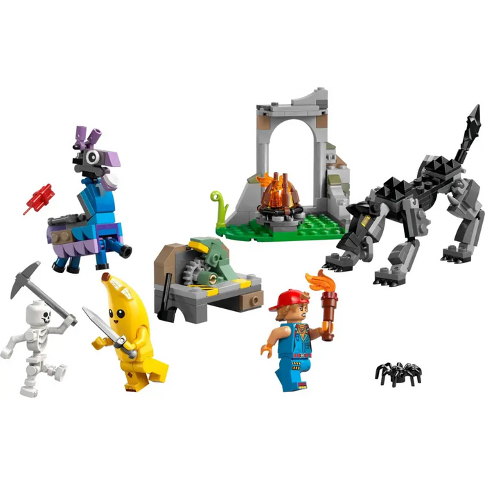 LEGO FORTNITE 77075 Лагерът на Peely & Sparkplug