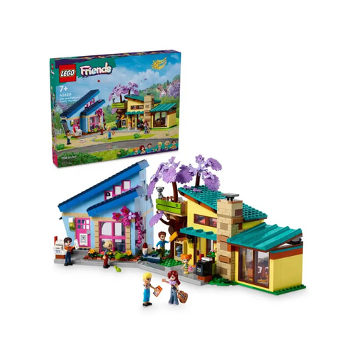 LEGO FRIENDS 42620 СЕМЕЙНИТЕ КЪЩИ НА ОЛИ И ПЕЙСЛИ