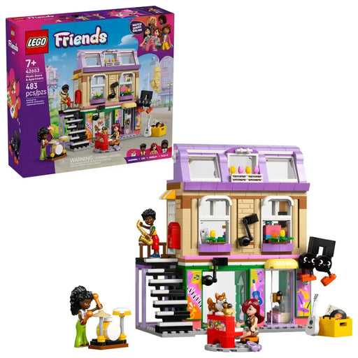 LEGO FRIENDS 42653 Музикален магазин и апартамент
