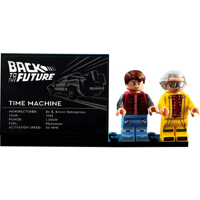 LEGO ICONS 10300 МАШИНА НА ВРЕМЕТО ОТ ОБРАТНО В БЪДЕЩЕТО