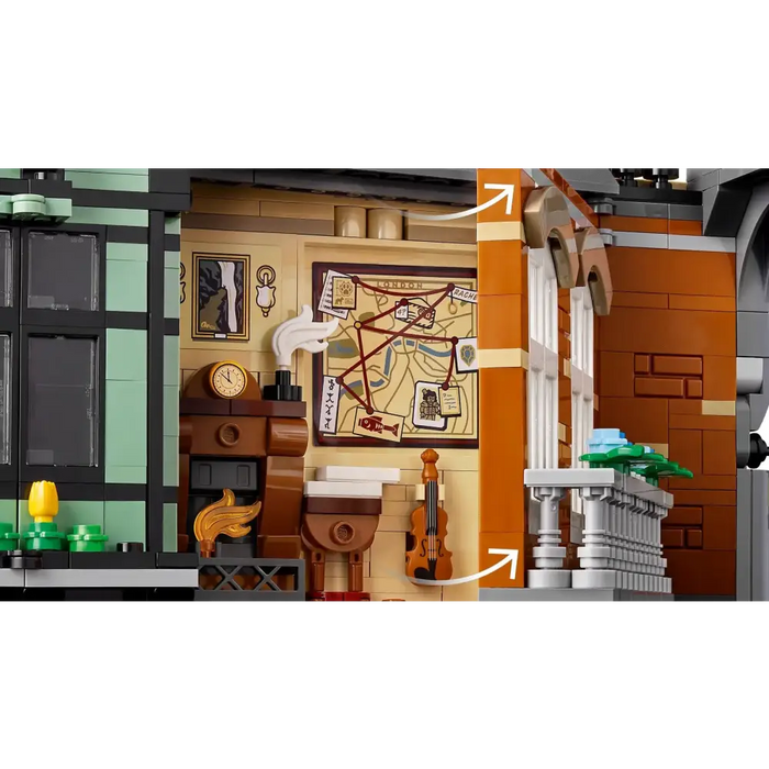 LEGO ICONS 10351 Шерлок Холмс: Кътче за книги