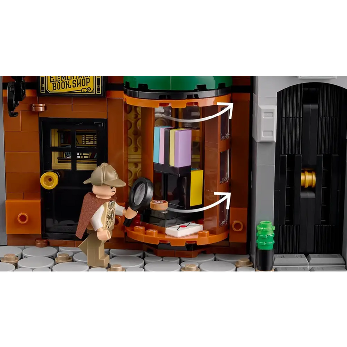 LEGO ICONS 10351 Шерлок Холмс: Кътче за книги