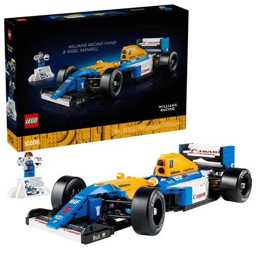 LEGO ICONS 10353 Williams Racing FW14B и Найджъл Менсъл