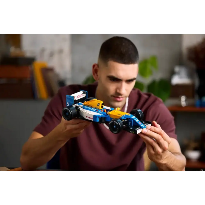 LEGO ICONS 10353 Williams Racing FW14B и Найджъл Менсъл