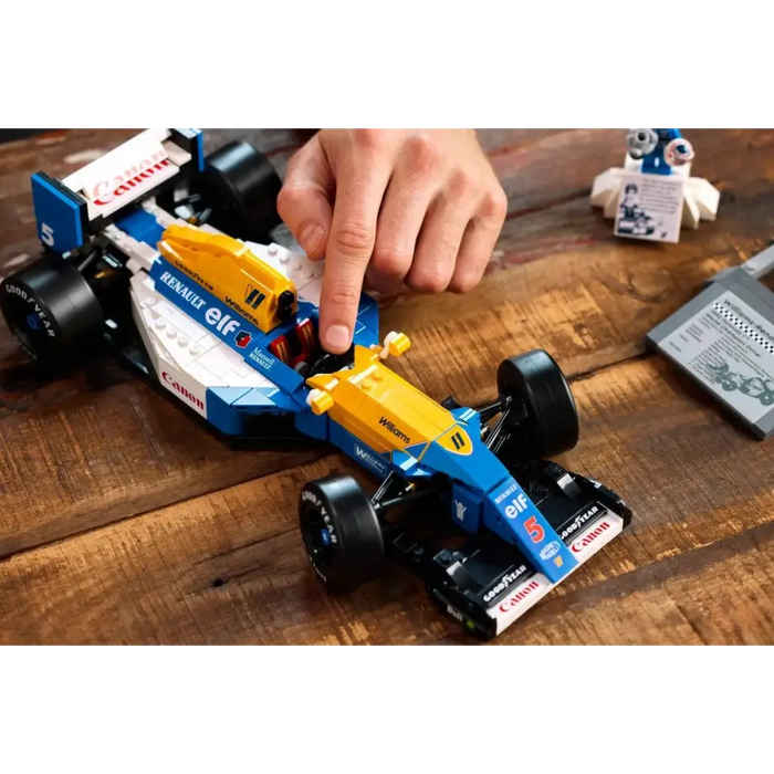LEGO ICONS 10353 Williams Racing FW14B и Найджъл Менсъл