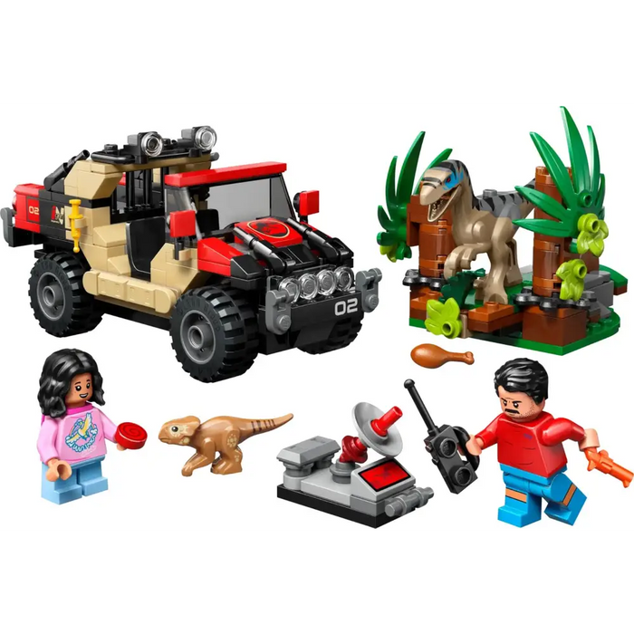 LEGO JURASSIC WORLD 76972 Raptor Off-Road Escape