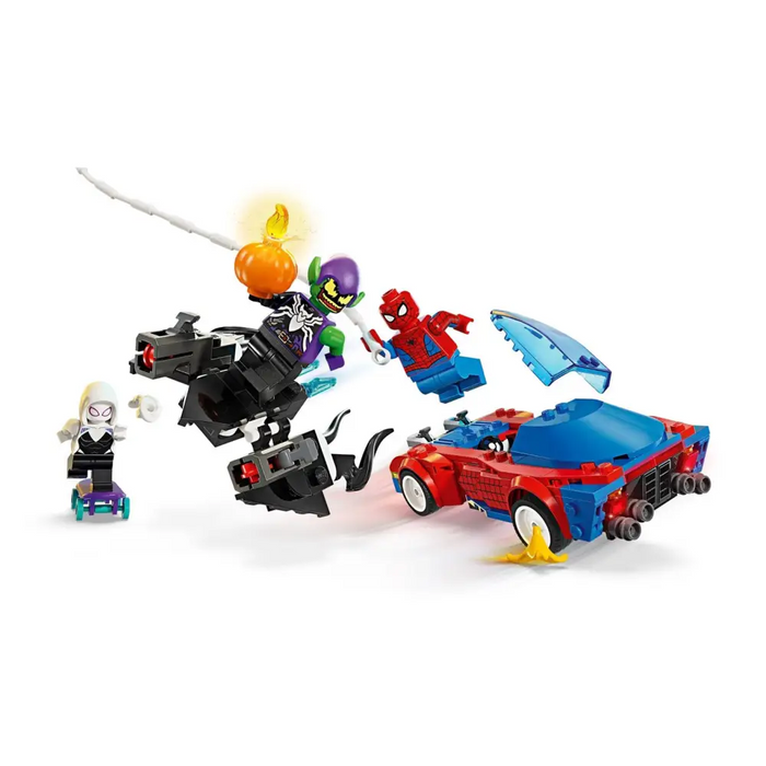 LEGO MARVEL 76279 СЪСТЕЗАТЕЛНА КОЛА СПАЙДЪР-МЕН И ЗЕЛЕН