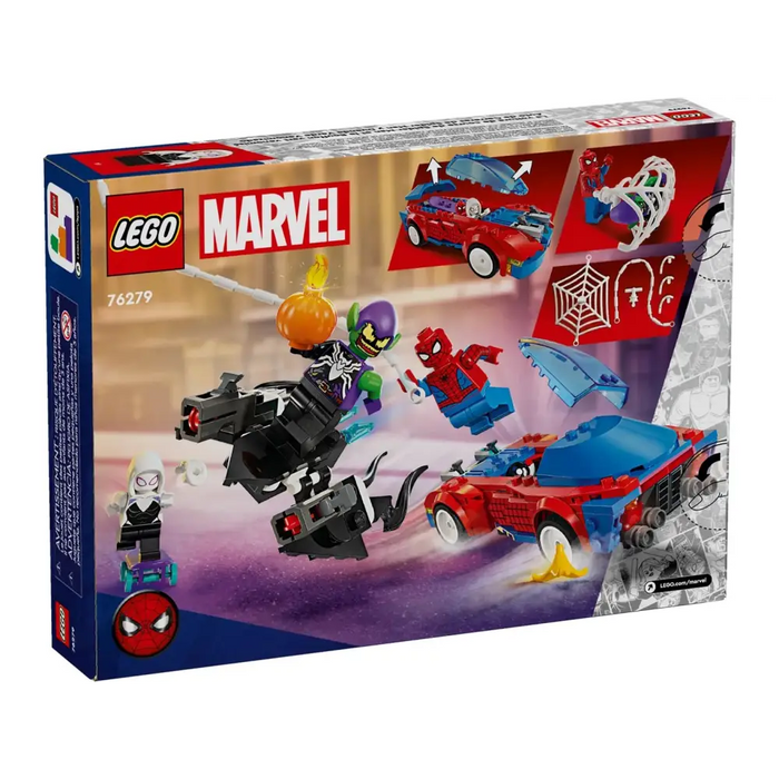 LEGO MARVEL 76279 СЪСТЕЗАТЕЛНА КОЛА СПАЙДЪР-МЕН И ЗЕЛЕН